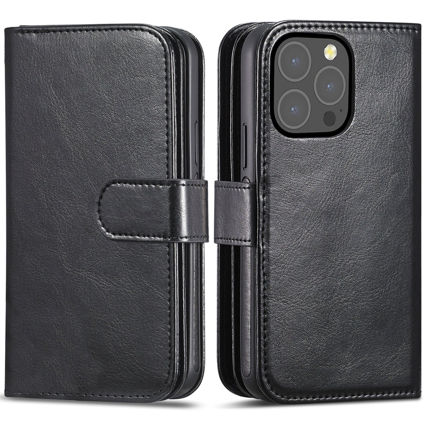 Apple iPhone 13 Pro Max Double Wallet Case Black
