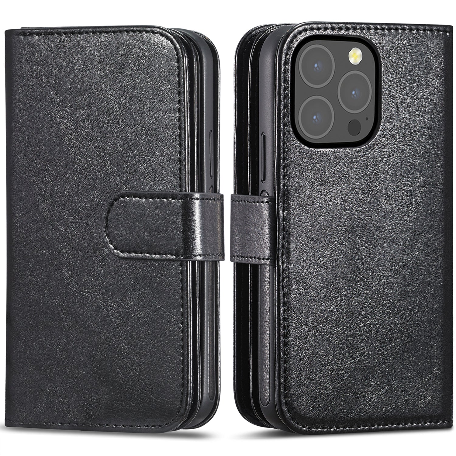 Apple iPhone 13 Pro Max Double Wallet Case Black