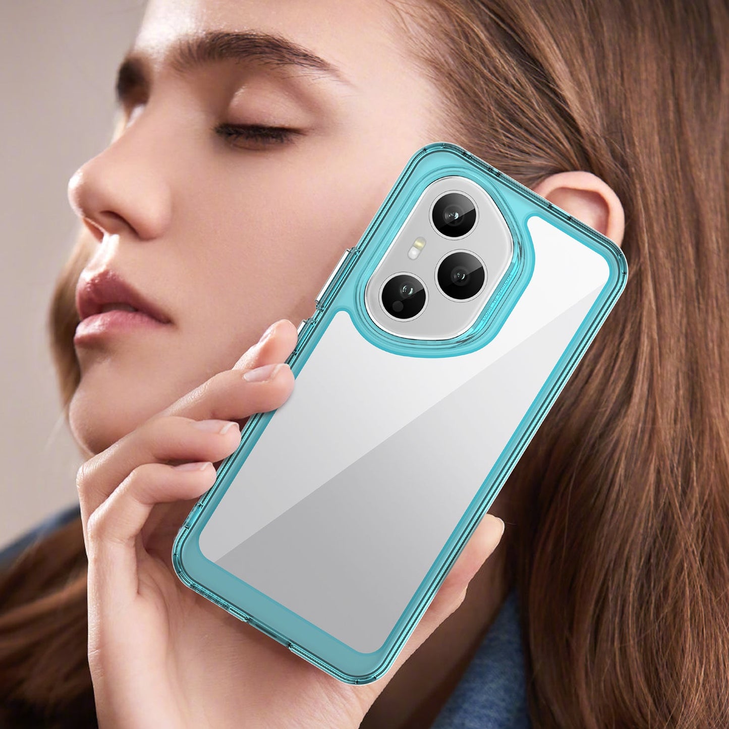 Honor 400 Pro Soft Gel Case [Clear Blue]