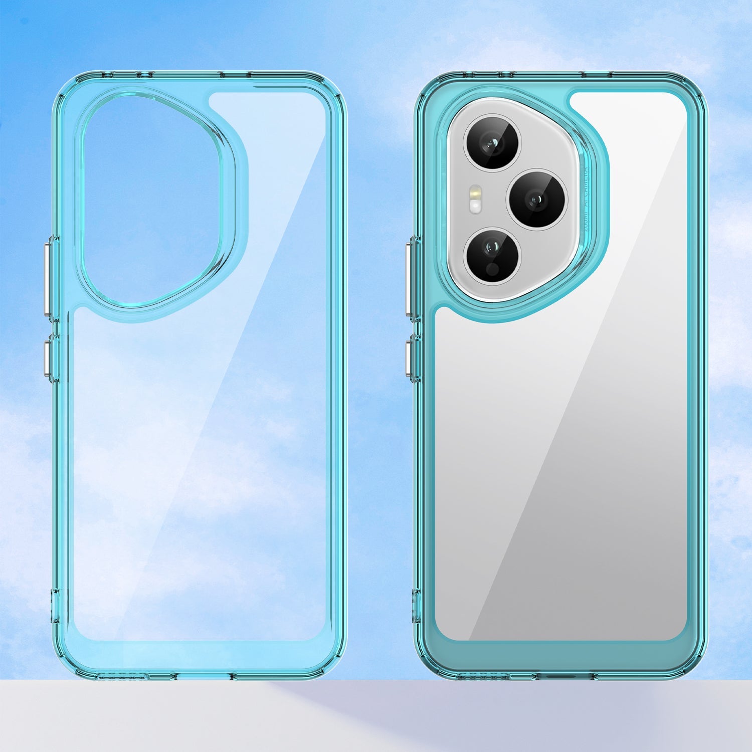 Honor 400 Pro Soft Gel Case [Clear Blue]