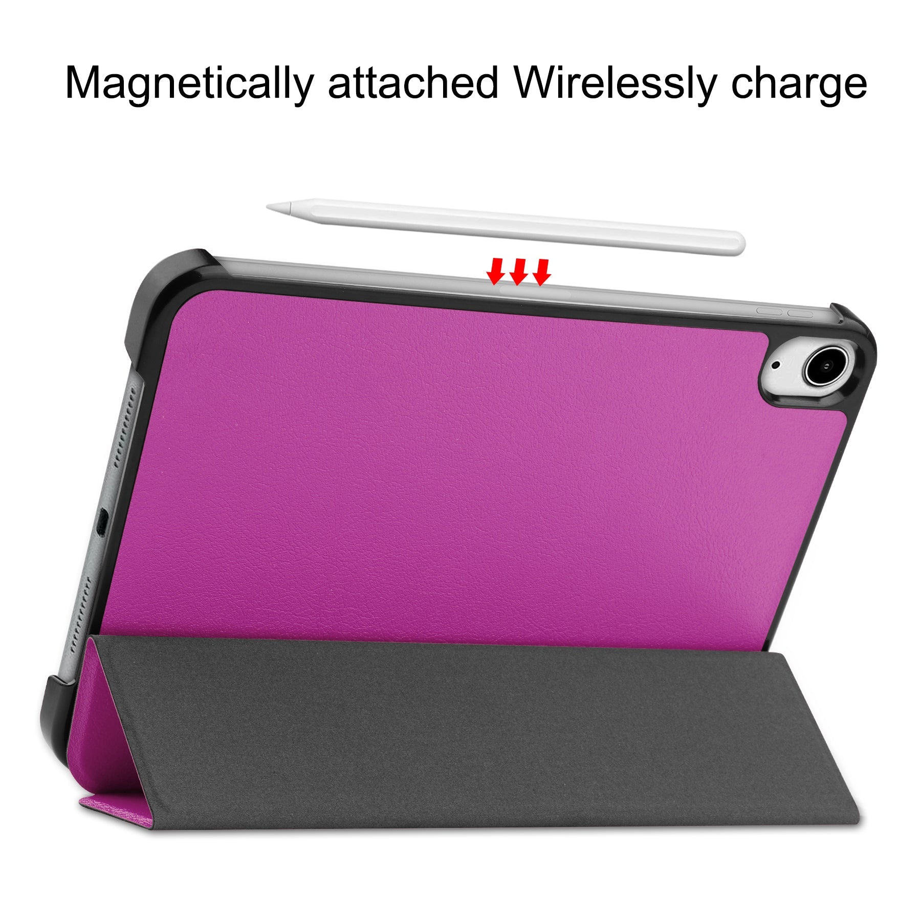 Ipad Mini 7 (A17 Pro 2024) Tri-fold Pu Case [Purple]