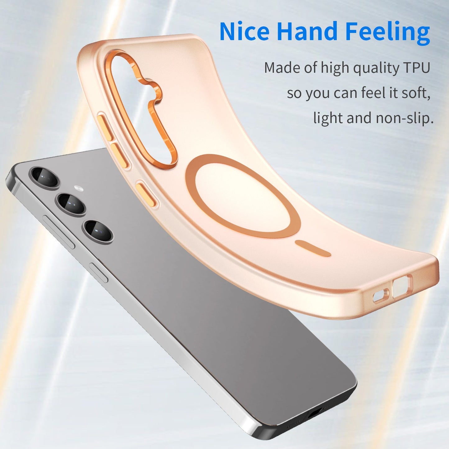 Galaxy S24 Plus / S25 Plus Magsafe Soft Matte Case [Orange]