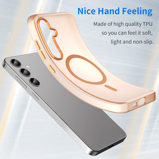 Galaxy S24 Plus / S25 Plus Magsafe Soft Matte Case [Orange]