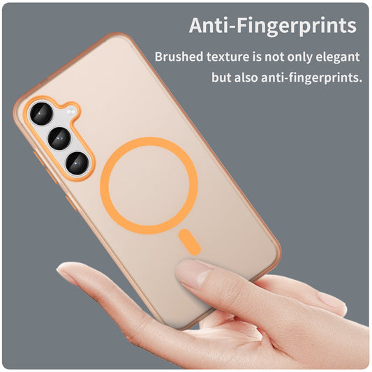 Galaxy S24 Plus / S25 Plus Magsafe Soft Matte Case [Orange]