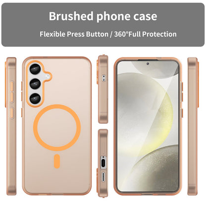 Galaxy S24 Plus / S25 Plus Magsafe Soft Matte Case [Orange]