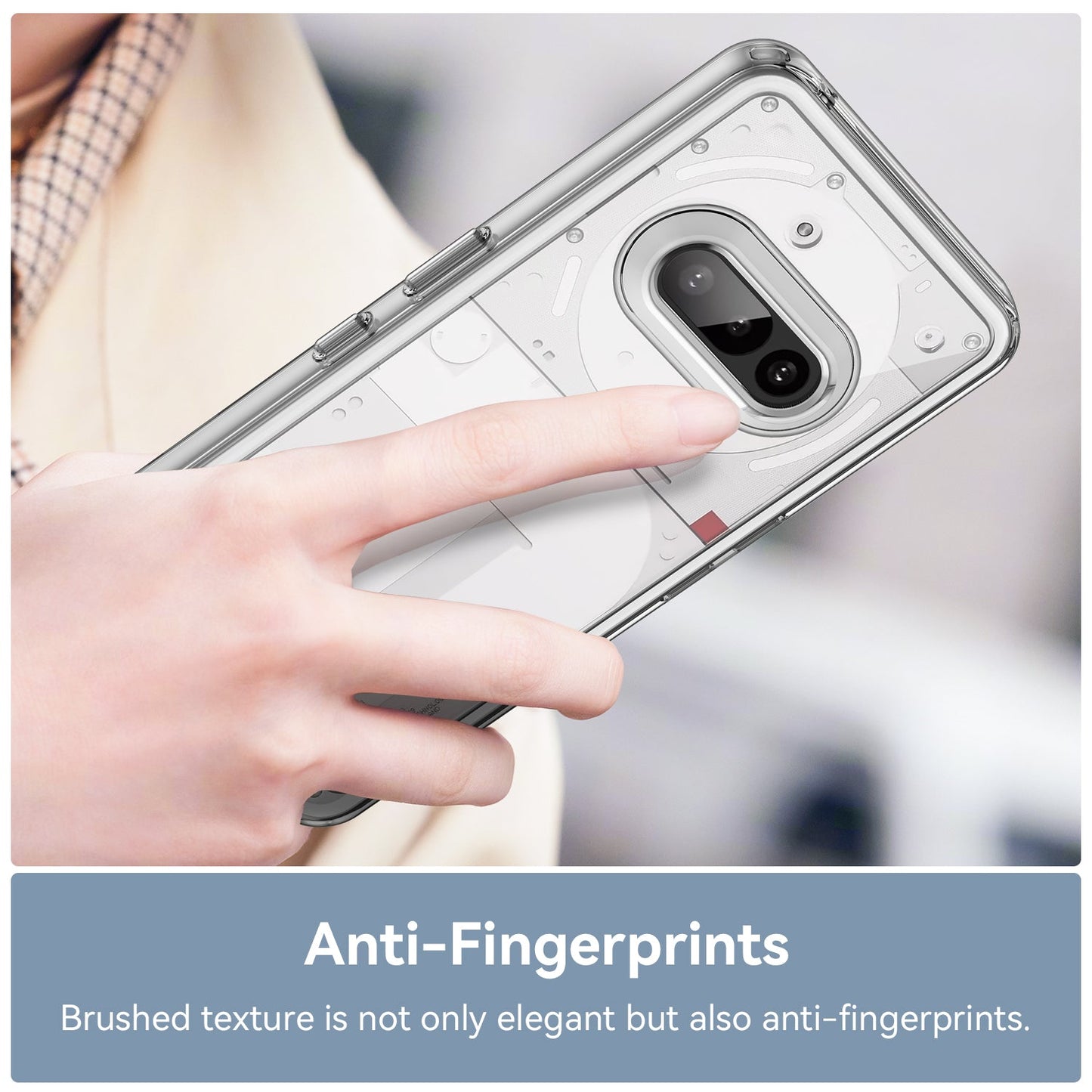 Nothing Phone (3A) Soft Gel Case [Clear]