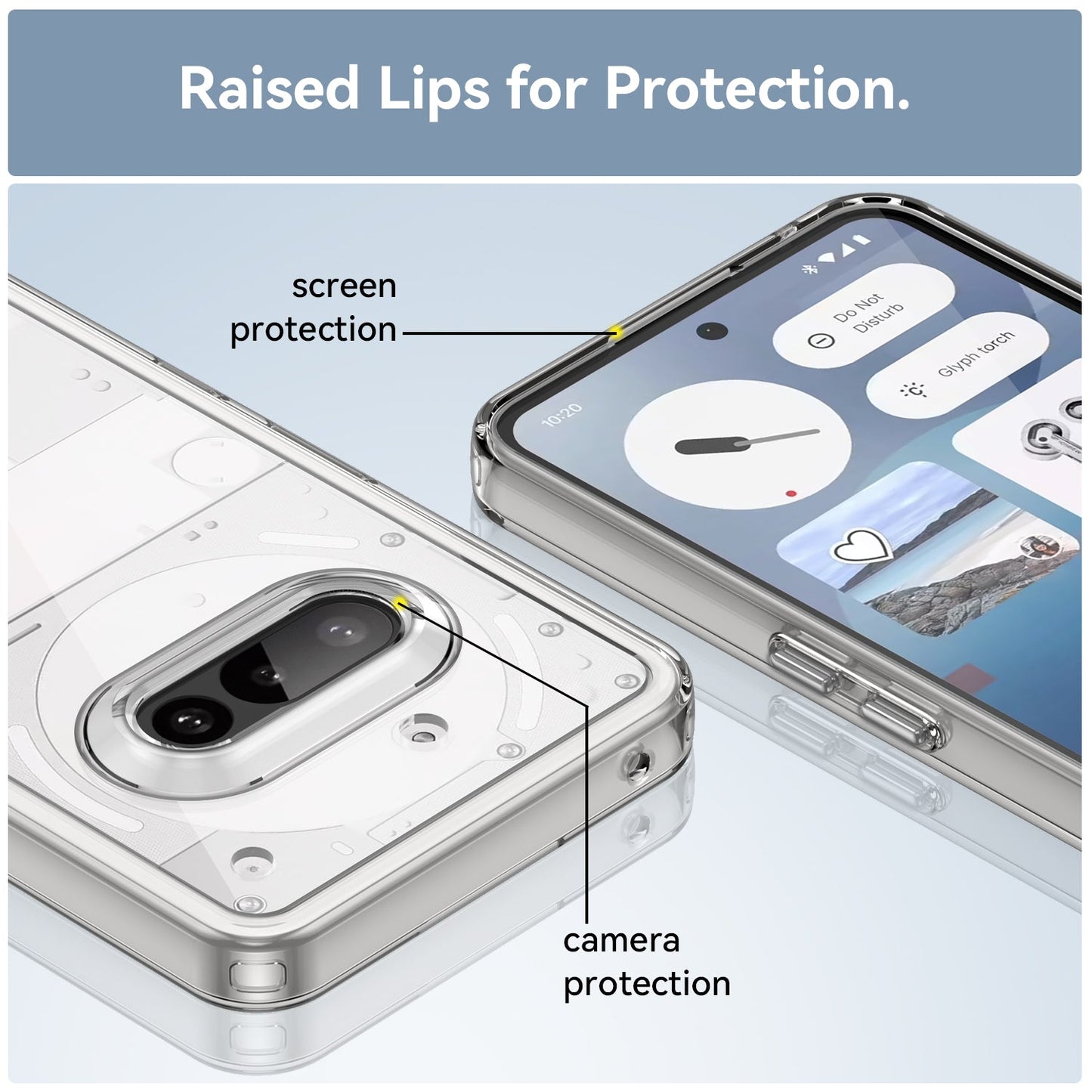 Nothing Phone (3A) Soft Gel Case [Clear]