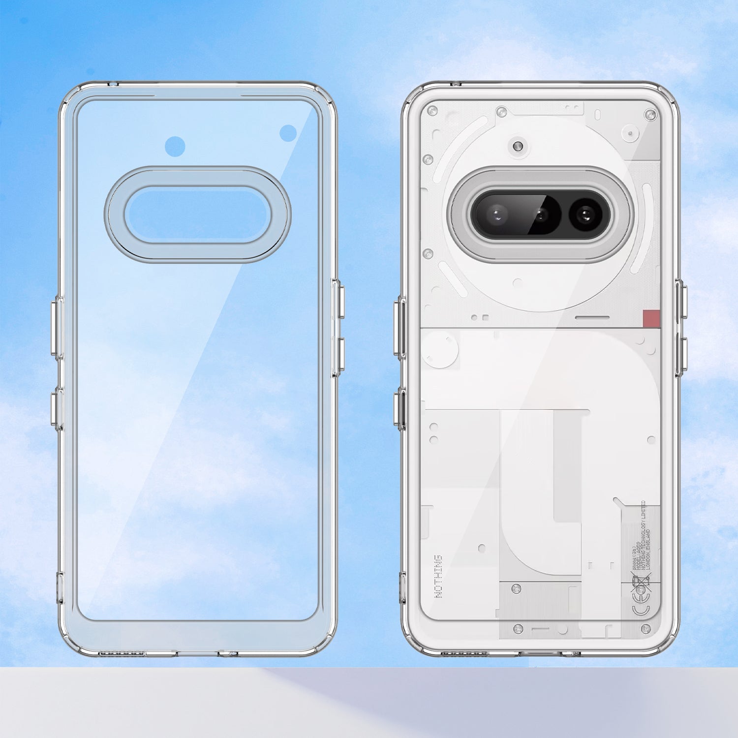 Nothing Phone (3A) Soft Gel Case [Clear]