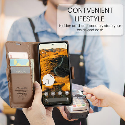 Google Pixel 10 Pro Xl Pu Wallet Case [Brown]