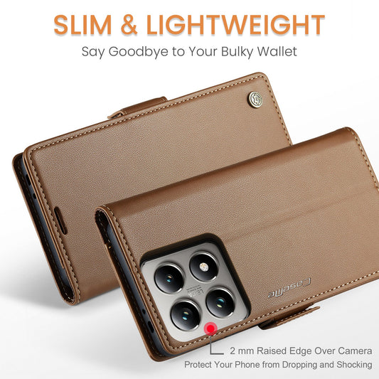 Xiaomi 14T Pu Wallet Case [Brown]