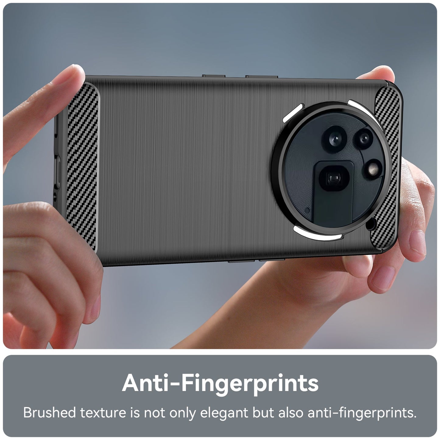 Nothing Phone (3A) Pro Carbon Fibre Case [Black]