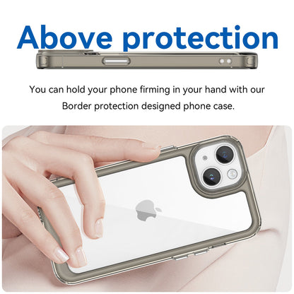 Iphone 14 Soft Gel Case [Clear Grey]