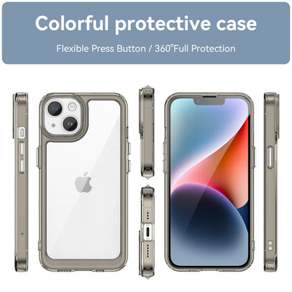 Iphone 14 Soft Gel Case [Clear Grey]