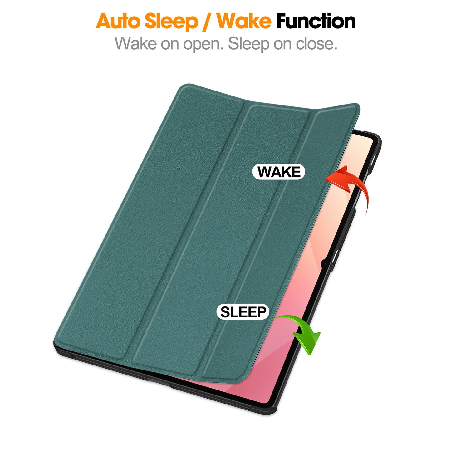 Galaxy Tab S11 Ultra Tri-fold Pu Case [Teal]