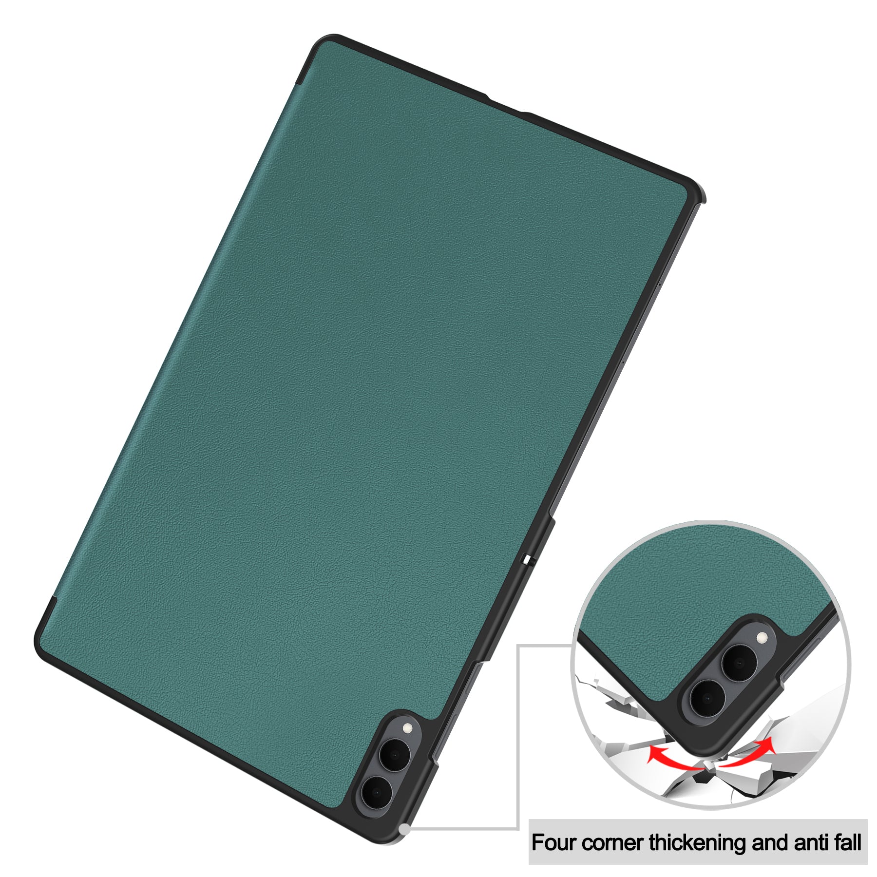 Galaxy Tab S11 Ultra Tri-fold Pu Case [Teal]