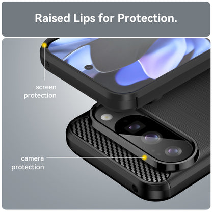Google Pixel 10 Carbon Fibre Case [Black]