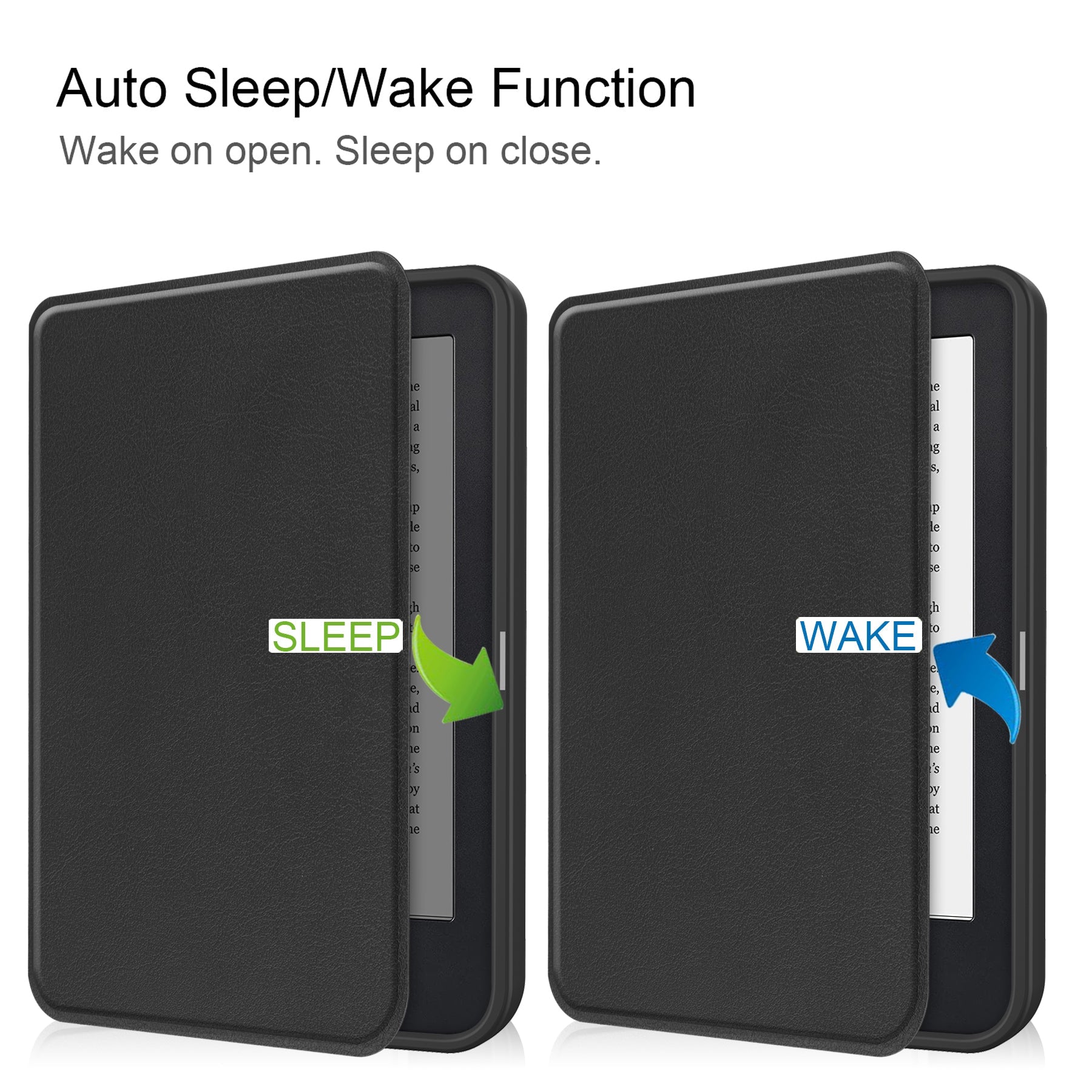 Kobo Clara 2e Folio Pu Leather Case [Black]