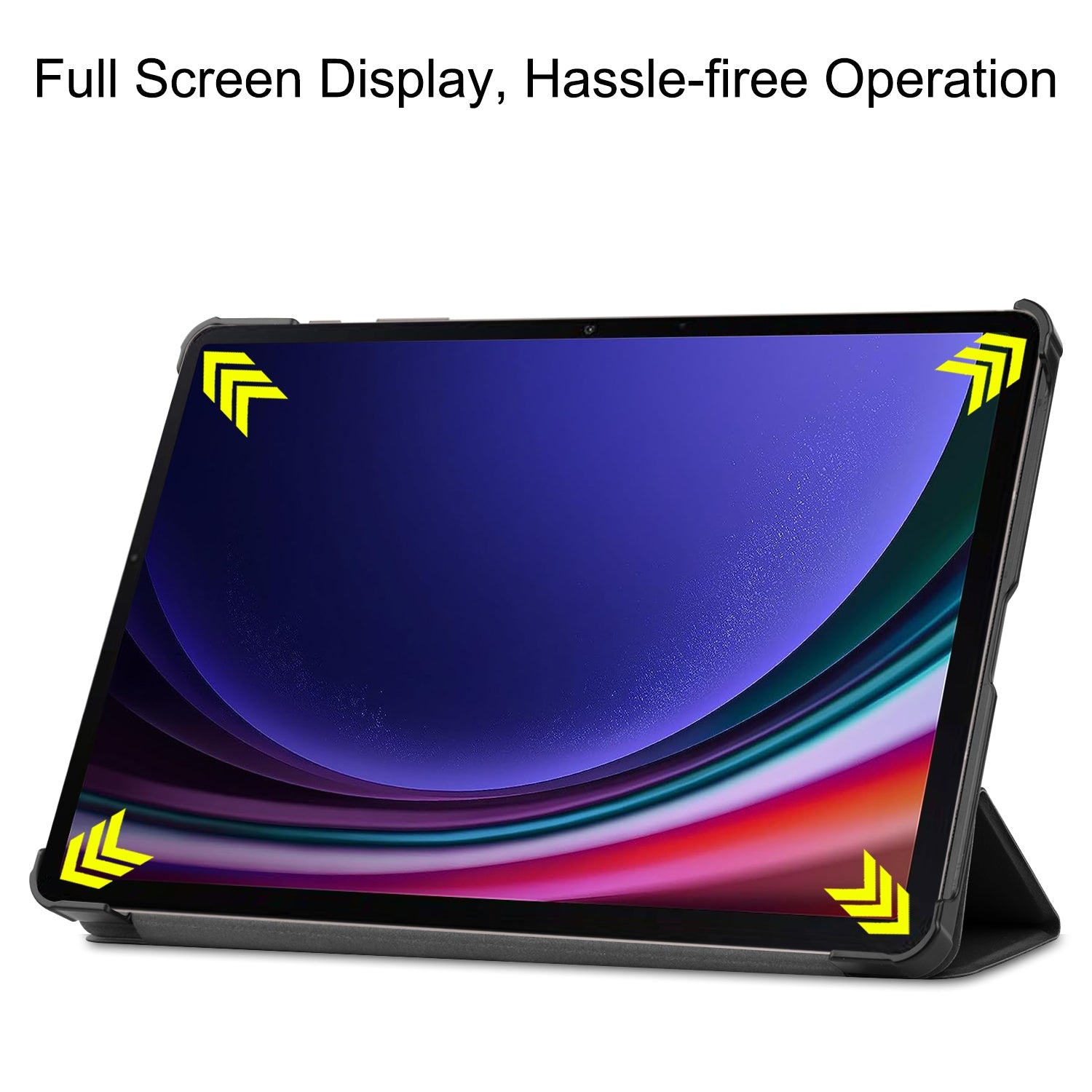 Galaxy Tab S9 X710 Tri-fold Pu Case [Black]