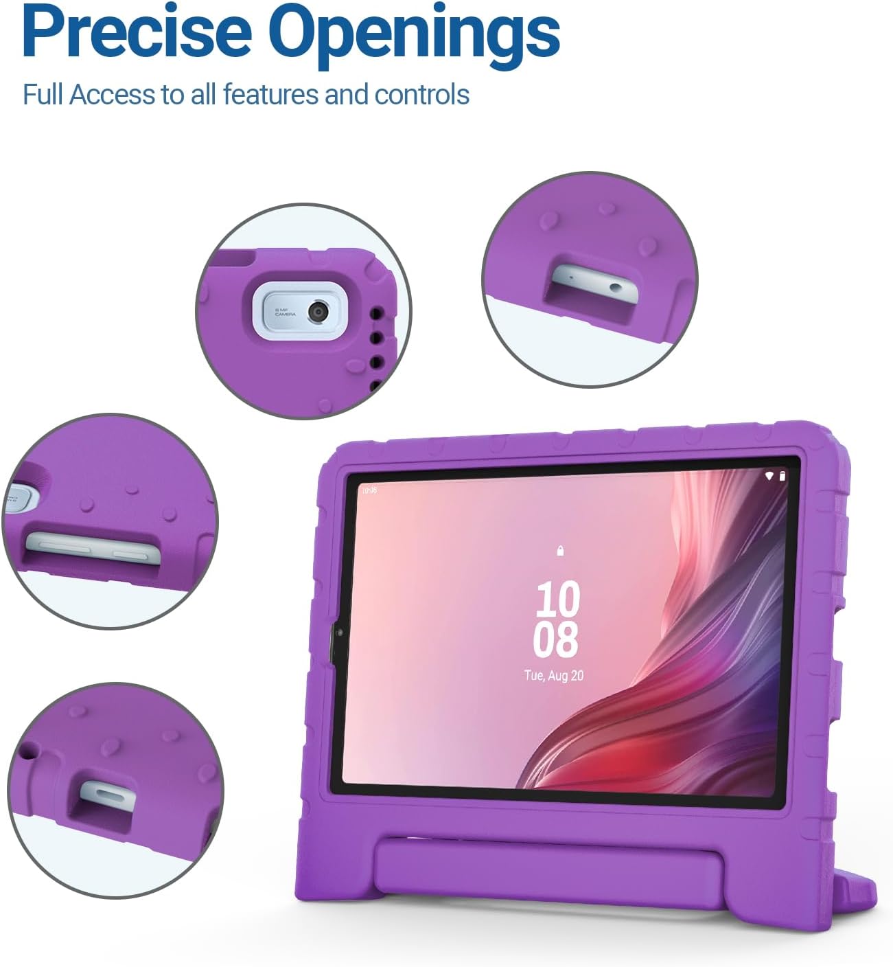 Lenovo Tab M9 Tb310 Eva Shockproof Case [Purple]