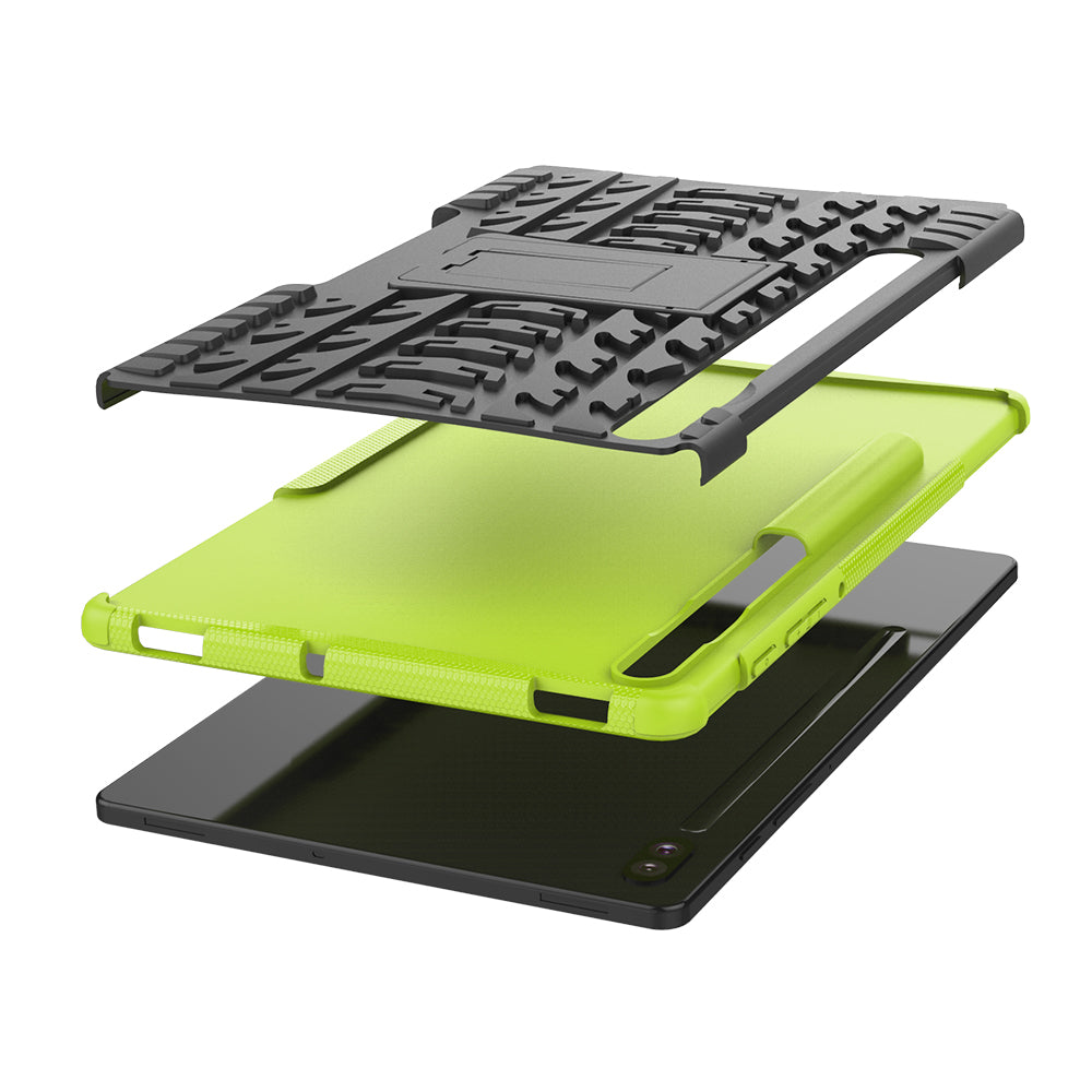 Galaxy Tab S6 T860 Heavy Duty Case [Green]