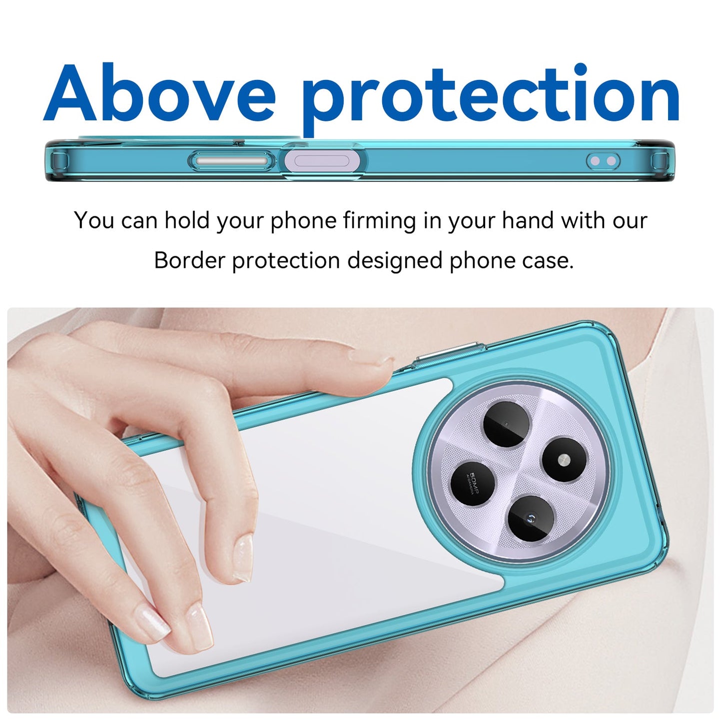 Xiaomi Redmi 14C Soft Gel Case [Clear Blue]