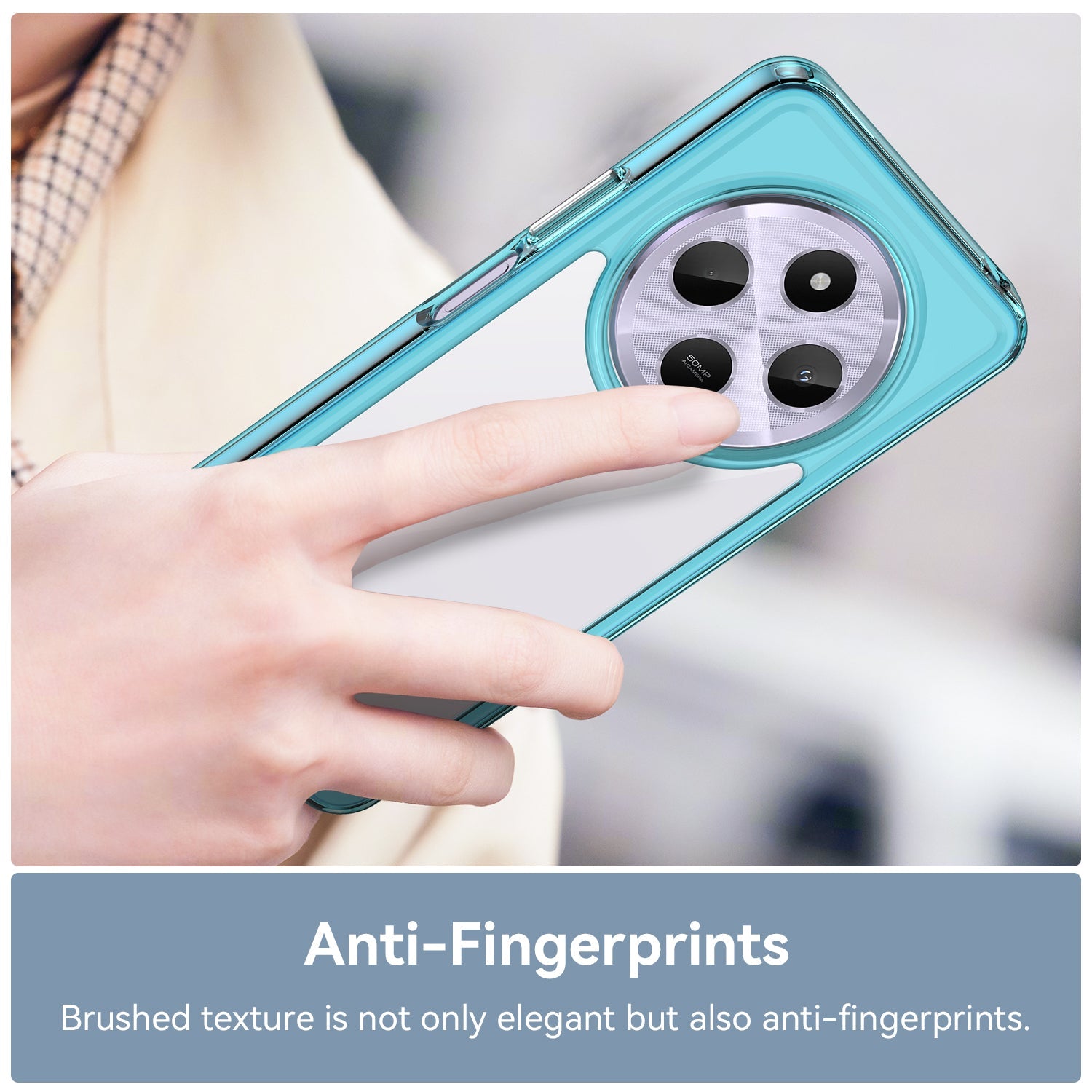Xiaomi Redmi 14C Soft Gel Case [Clear Blue]