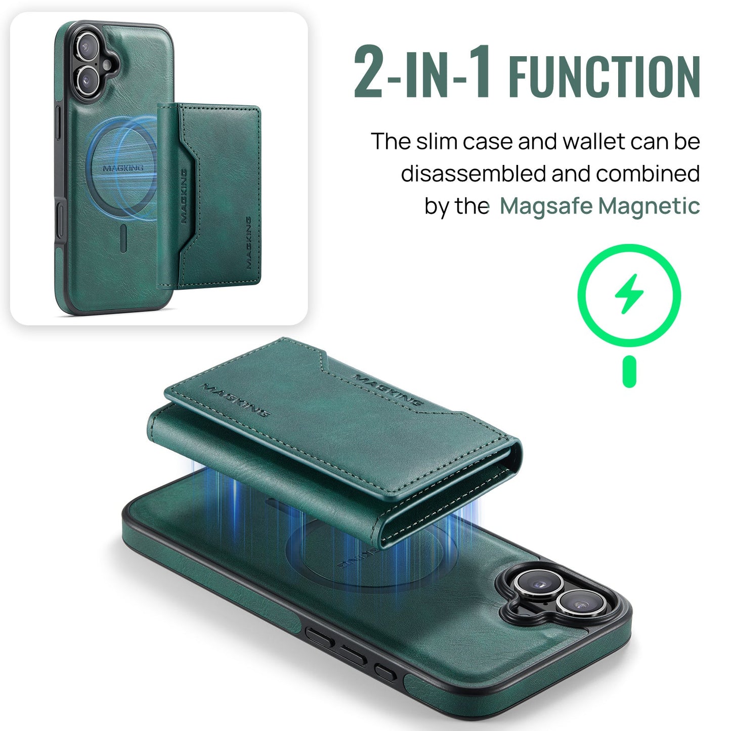 Iphone 16 Magsafe Wallet [Green]