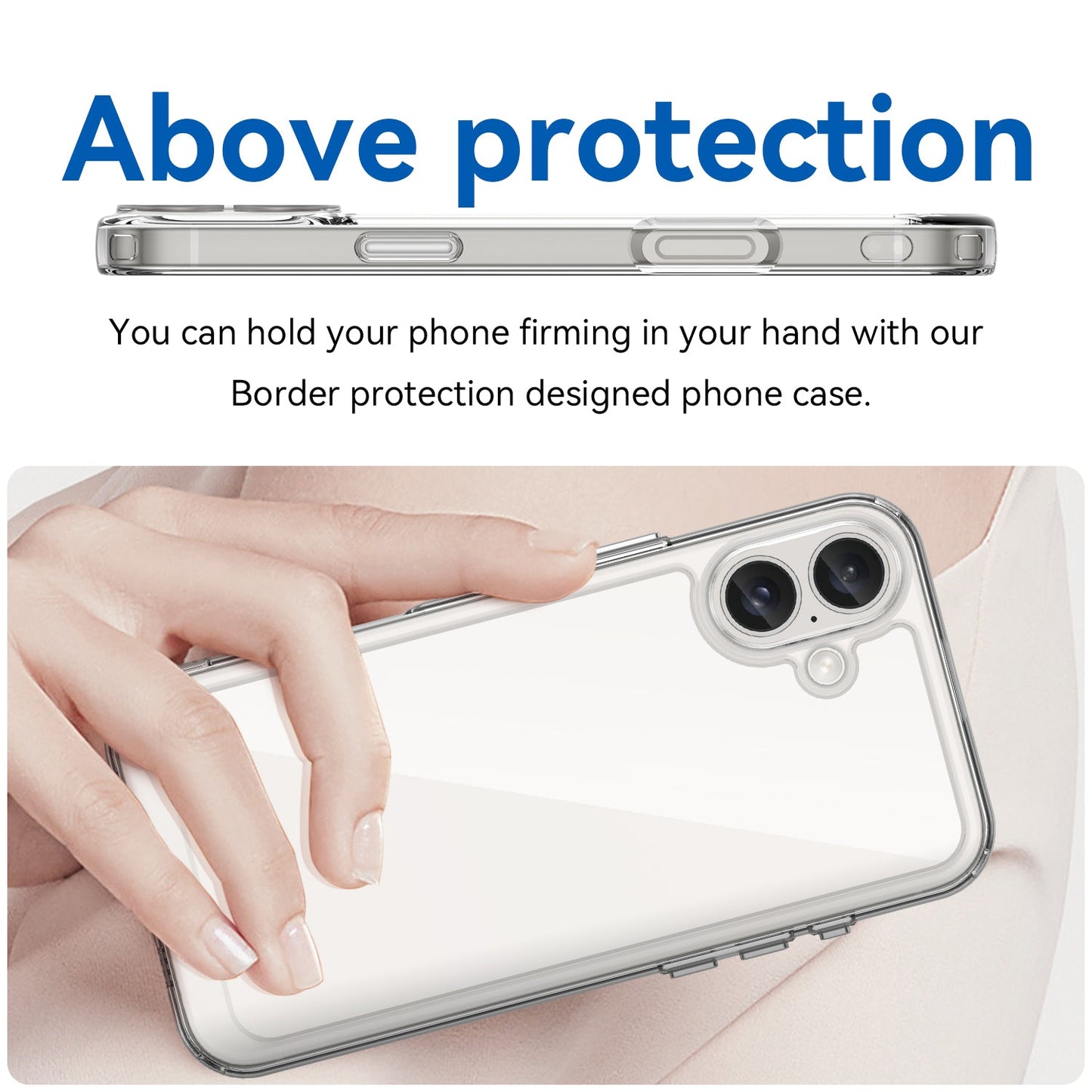Iphone 16 Plus Soft Gel Case [Clear]