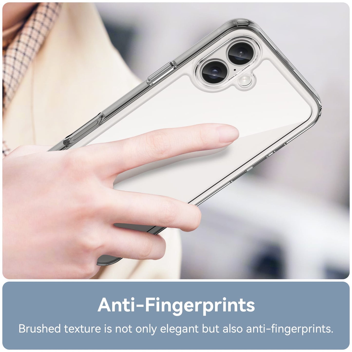 Iphone 16 Plus Soft Gel Case [Clear]