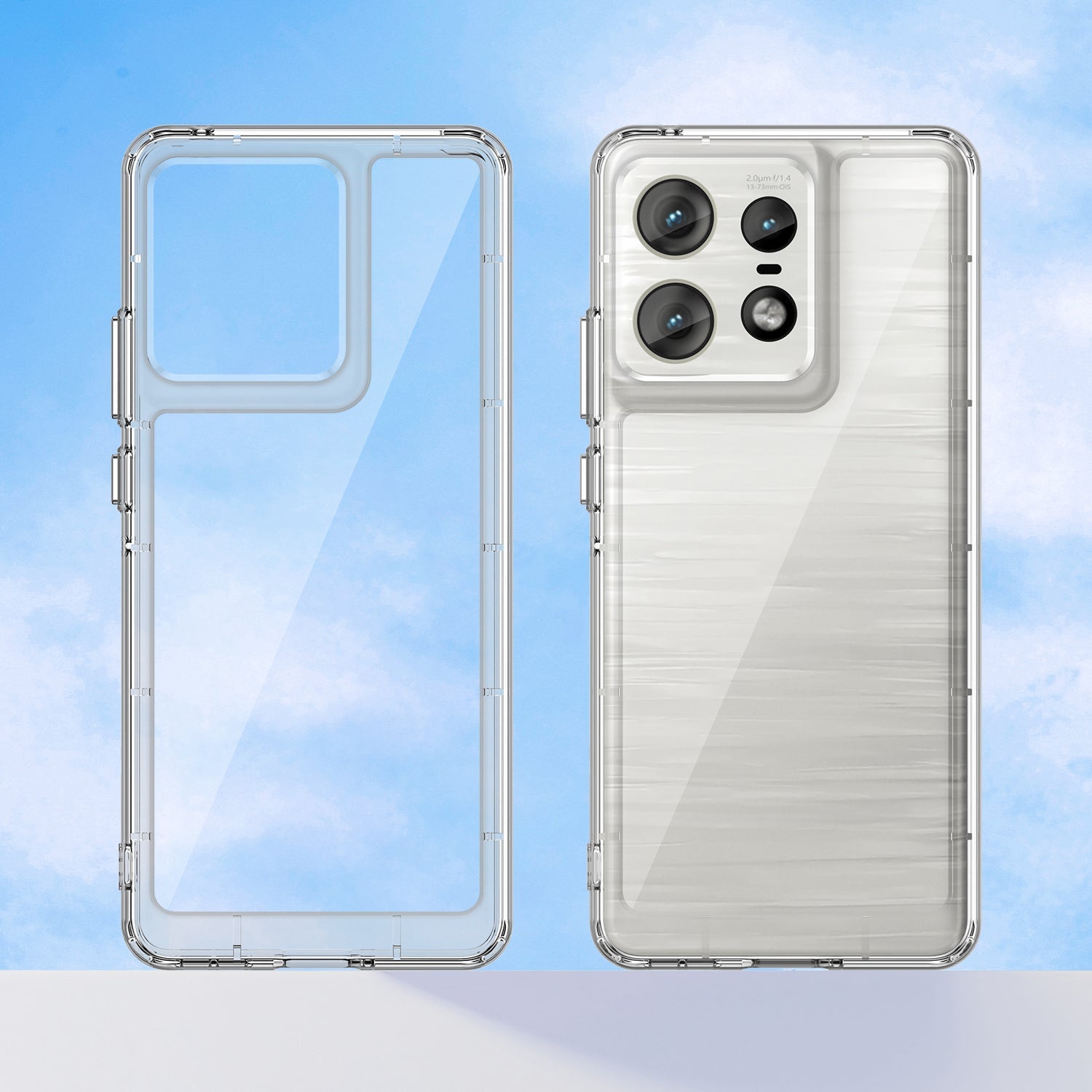 Moto Edge 50 Pro Soft Gel Bumper Case [Clear]