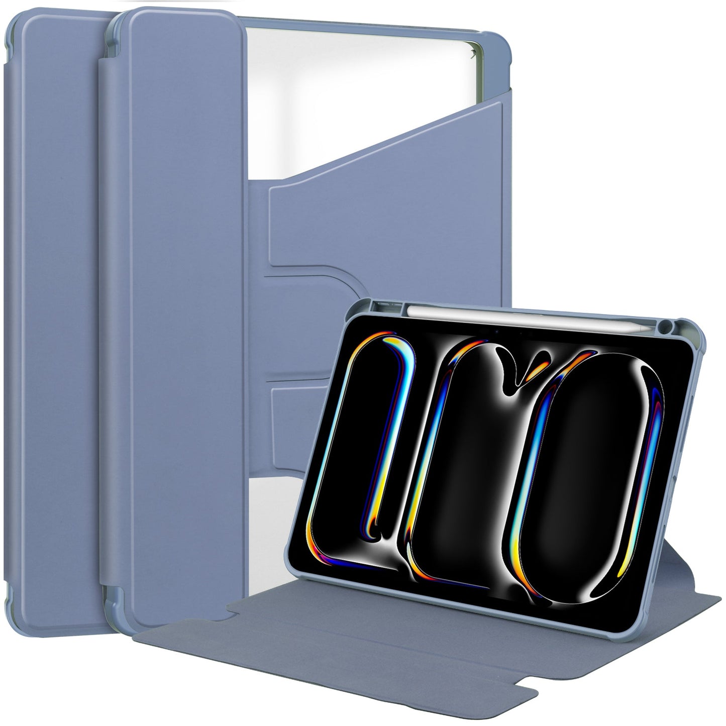 Ipad Pro 11" (M4/m5, 2024-2025) Rotating Acrylic Case [Lavender]