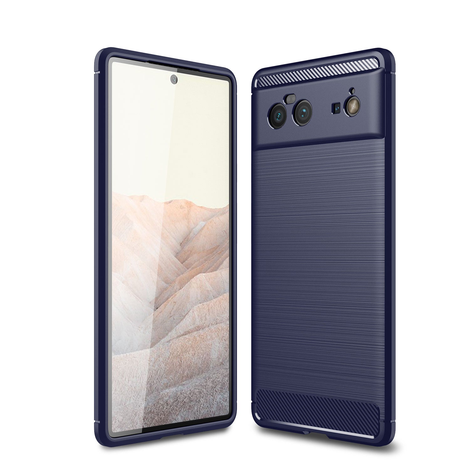 Google Pixel 6 Carbon Fibre Case [Navy]