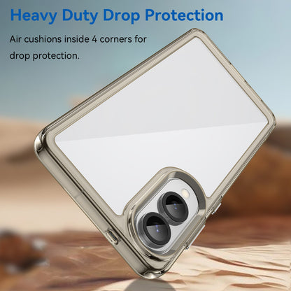 Samsung Galaxy S25 Edge Soft Gel Case [Clear Grey]