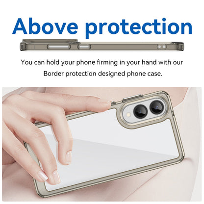Samsung Galaxy S25 Edge Soft Gel Case [Clear Grey]