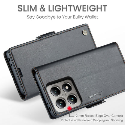Xiaomi 14T Pu Wallet Case [Black]