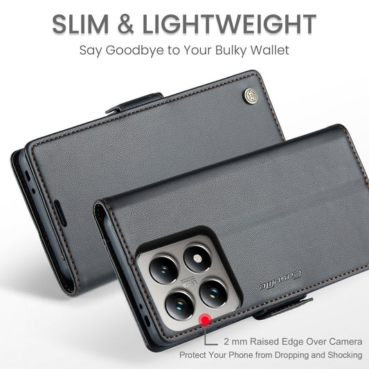 Xiaomi 14T Pu Wallet Case [Black]