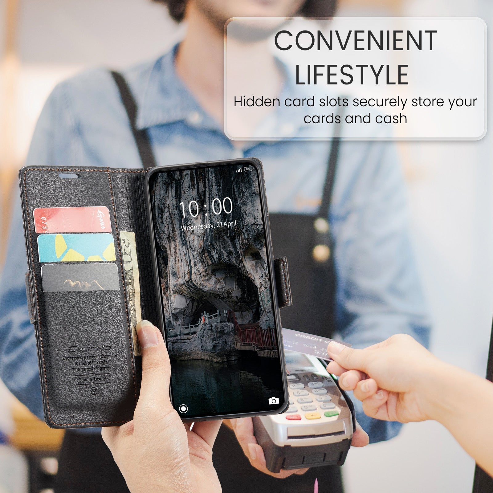Xiaomi 14T Pu Wallet Case [Black]