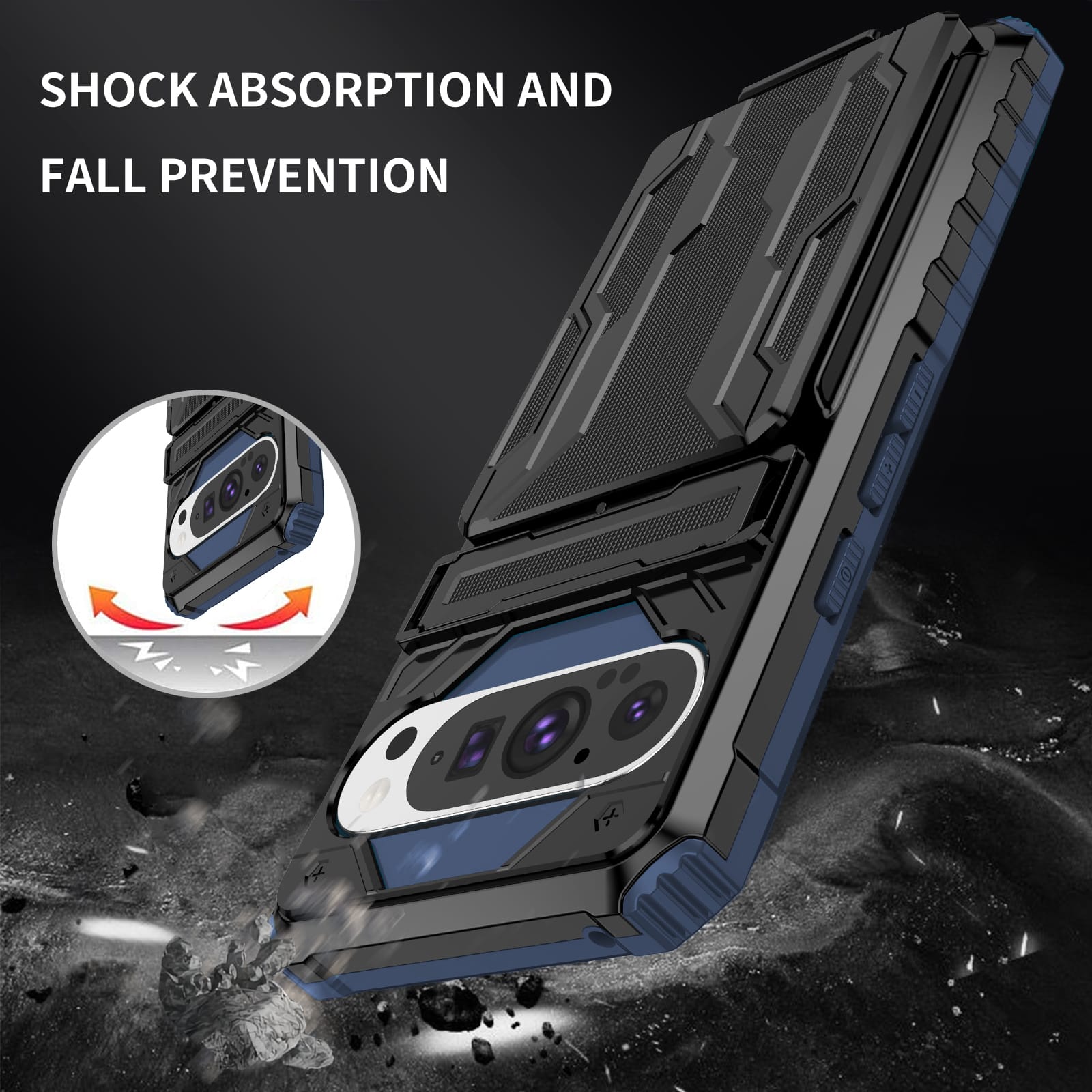 Google Pixel 9 Pro Heavy Duty Case [Navy]