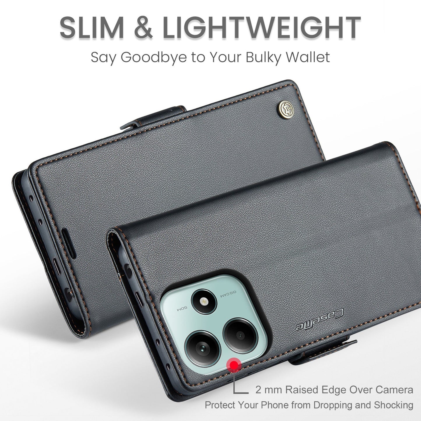 Xiaomi Redmi Note 14 5G Pu Wallet Case [Black]