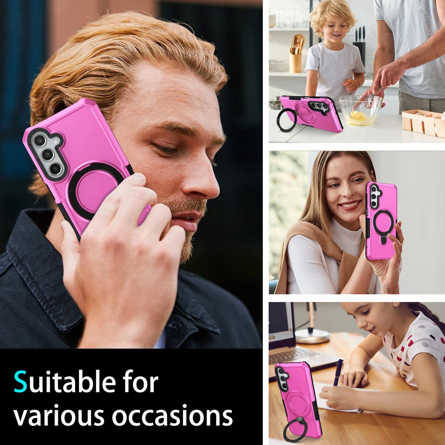 Galaxy A16 Heavy Duty Case [Red]