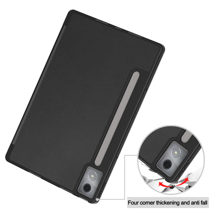 Lenovo Idea Tab Pro 12.7" Tb373 Tri-fold Pen Holder Case [Black]