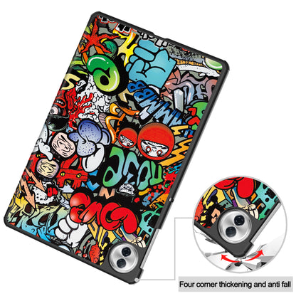 Honor Pad 10 12.1 Designer Tri-fold Case [Graffiti]