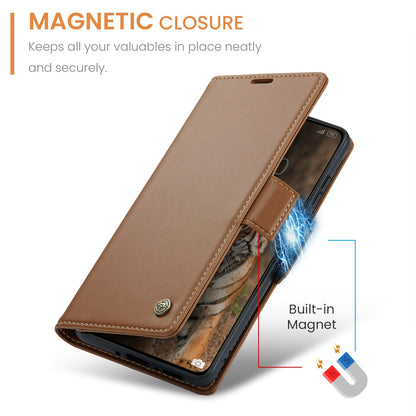 Xiaomi Poco X7 Pro Pu Wallet Case [Brown]