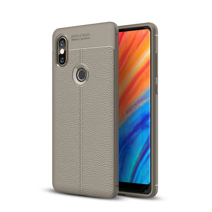 Xiaomi Mi Mix 2s Leather Texture Case [Grey]