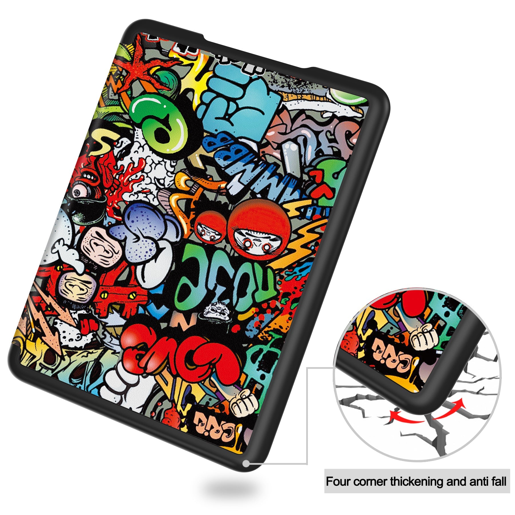 Kindle Colorsoft Designer Tri-fold Case [Graffiti]