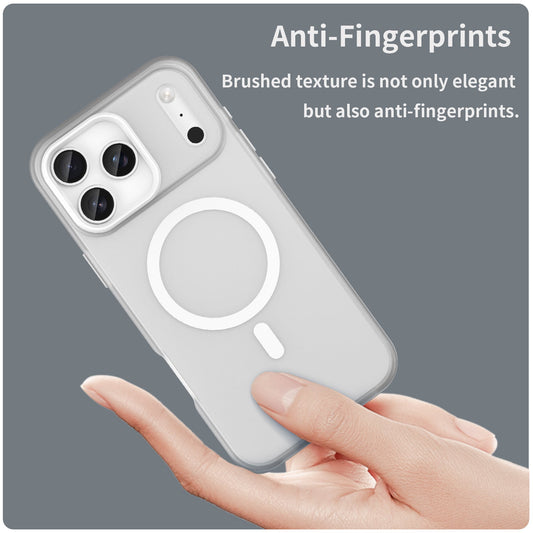 Iphone 17 Pro Max Magsafe Soft Matte Case [White]