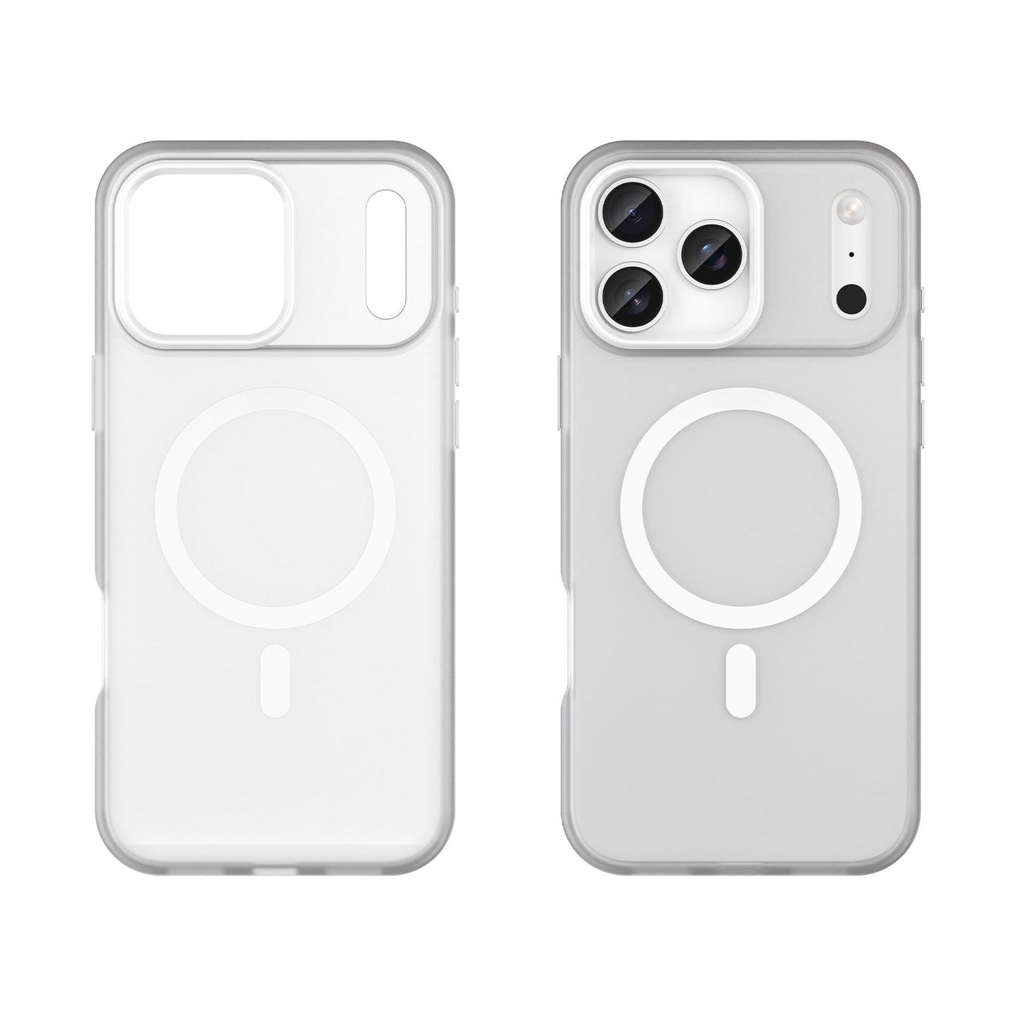 Iphone 17 Pro Max Magsafe Soft Matte Case [White]