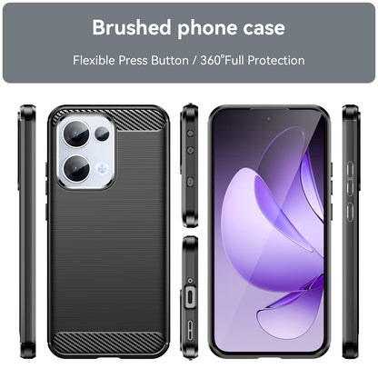 Oppo Reno 13 5G Carbon Fibre Case [Black]