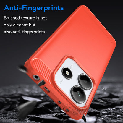 Xiaomi Redmi Note 14 5G Carbon Fibre Case [Red]