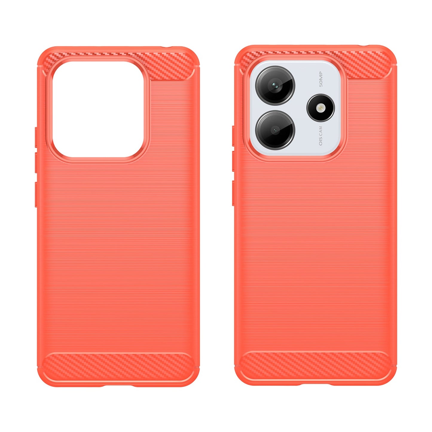 Xiaomi Redmi Note 14 5G Carbon Fibre Case [Red]